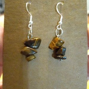 Beautiful Natural Tigers eye Earrings